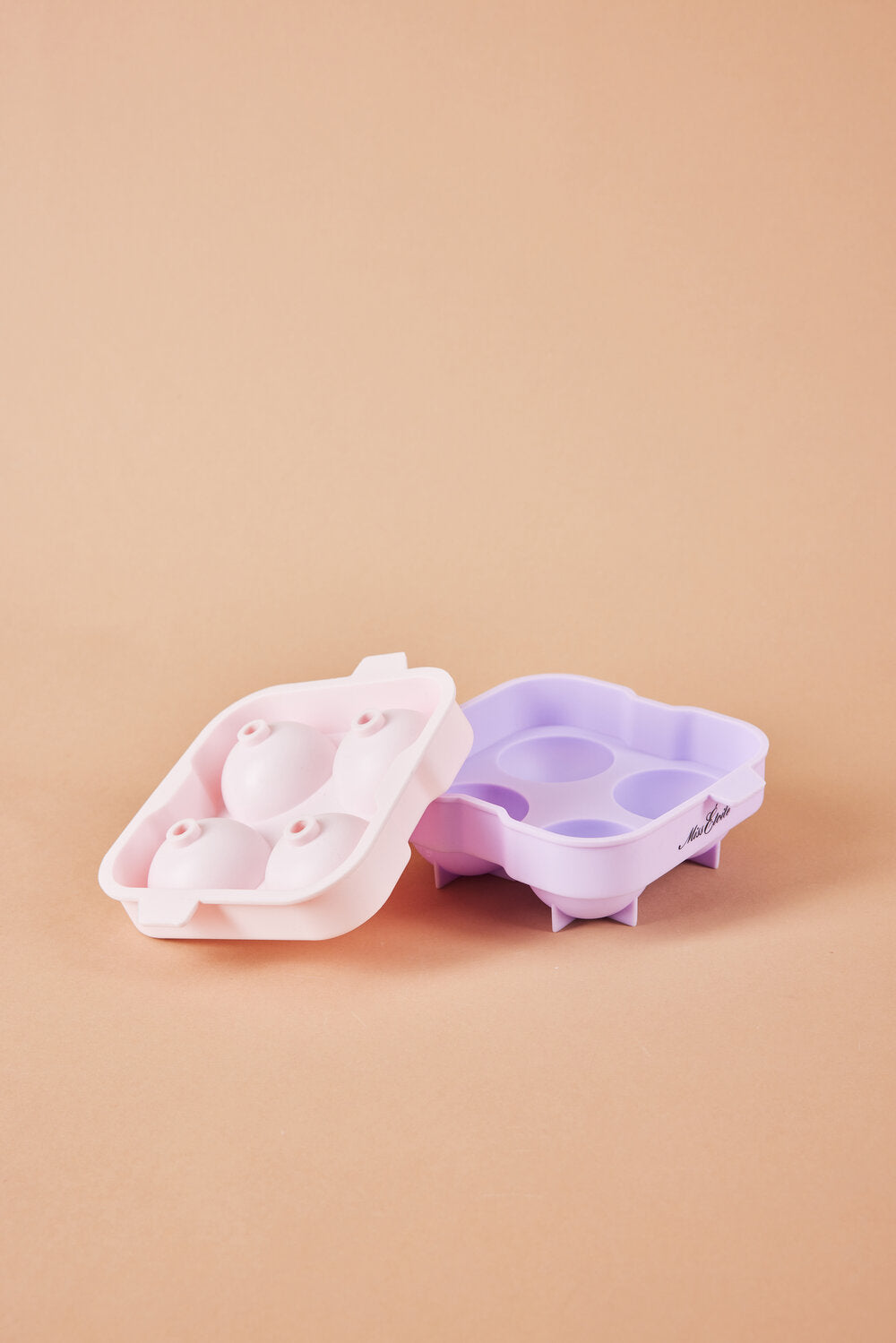 Isterningsbakke, rund - 4 stk.